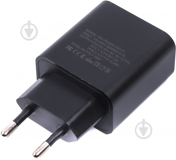Мережевий зарядний пристрій Maxxter WC-PD25W-CtC-01 - фото 2