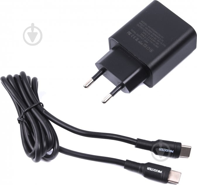 Мережевий зарядний пристрій Maxxter WC-PD25W-CtC-01 - фото 4