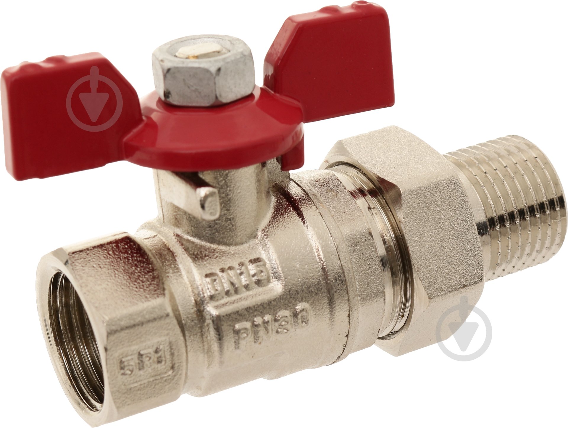 Кран с американкой Arco 1/2" бабочка - фото 1