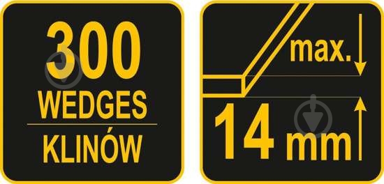 Клины Vorel 04718 300 шт. - фото 4 Клины Vorel 04718 300 шт. - фото 4