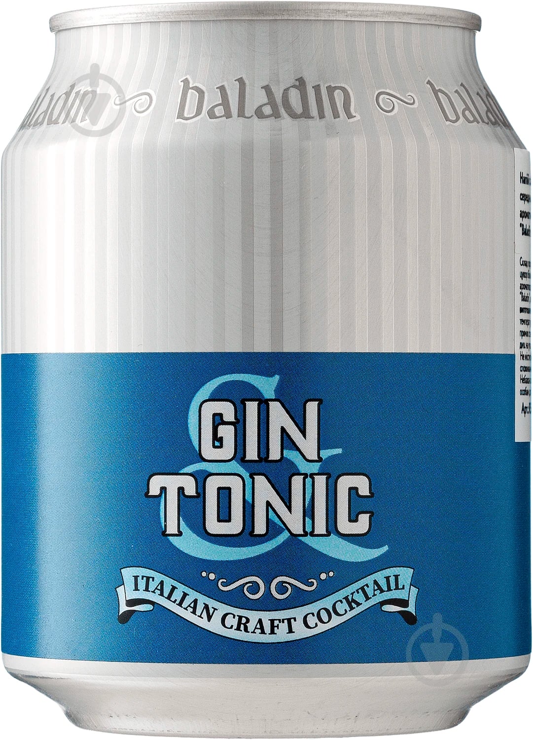 Слабоалкогольний напій Baladin Gin Tonic 0,237 л - фото 1 Слабоалкогольний напій Baladin Gin Tonic 0,237 л - фото 1