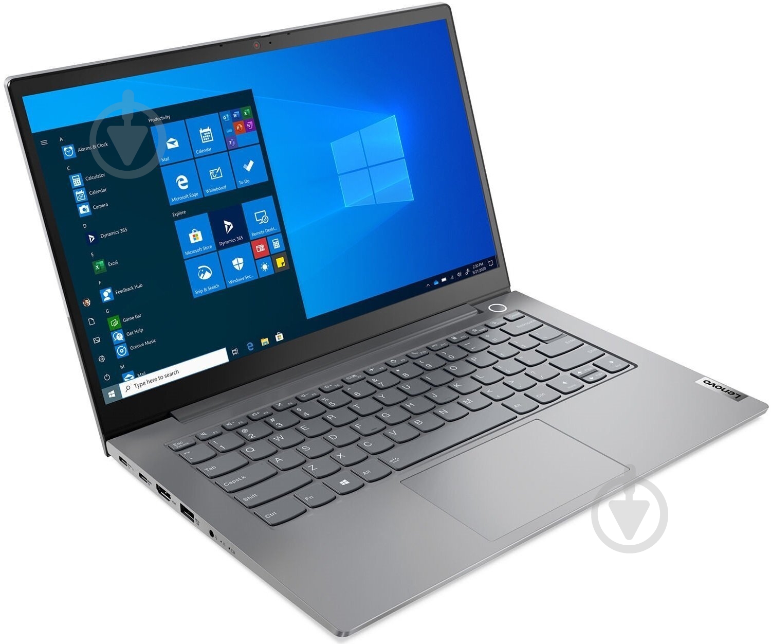 Ноутбук Lenovo ThinkBook 14" (21A2003XRA) grey - фото 2