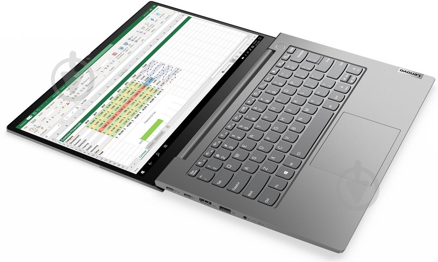 Ноутбук Lenovo ThinkBook 14" (21A2003XRA) grey - фото 14