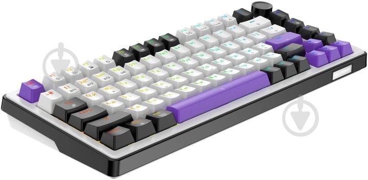 Клавиатура игровая Hator Hellyberry HK75 Wireless (67578) white/violet - фото 4