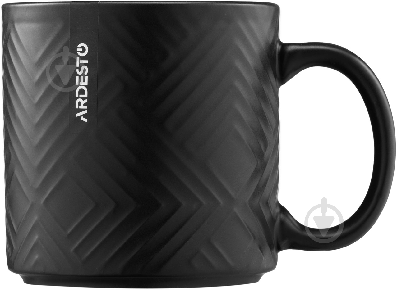 Чашка Ardesto 360 мл черный (AR3483BK) Francesca - фото 4