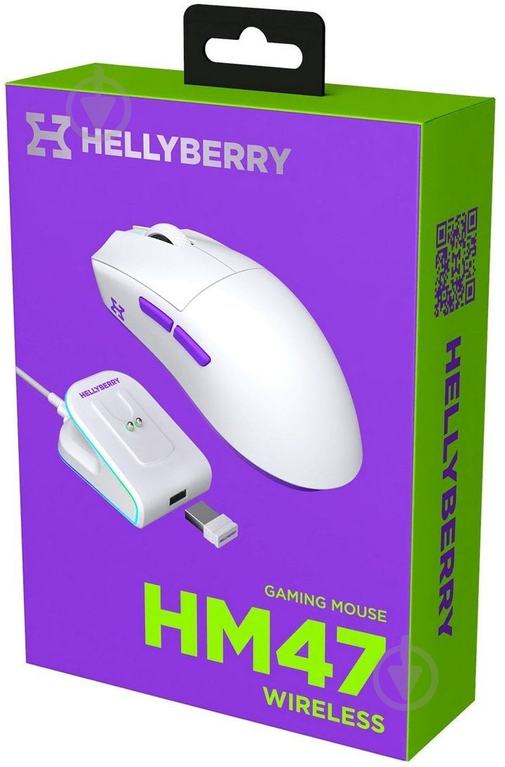 Игровая мышь Hator HM47 Wireless white/violet (67589) - фото 10 Игровая мышь Hator HM47 Wireless white/violet (67589) - фото 10
