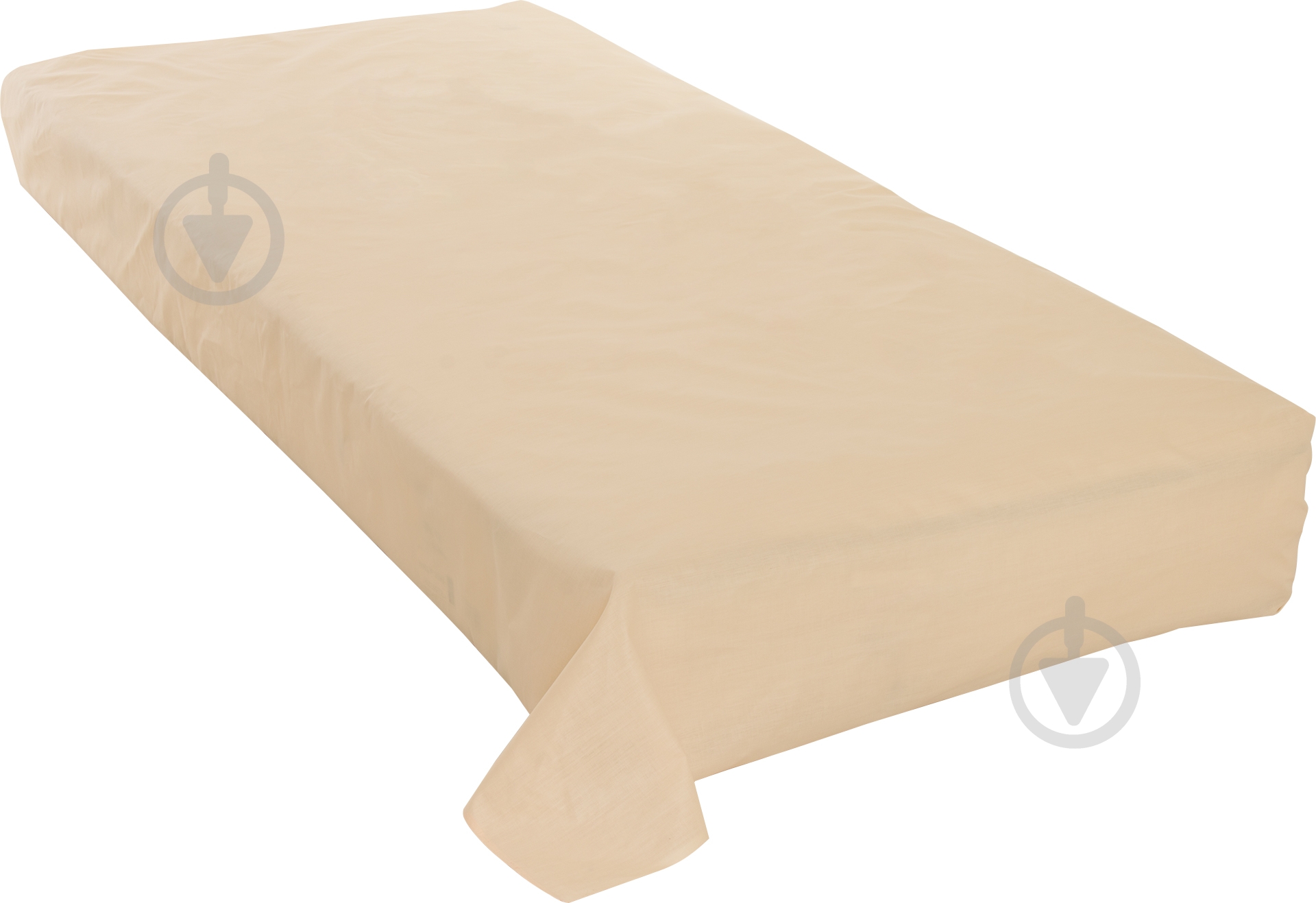 Простынь Ваниль 145x210 см бежевый Zastelli - фото 1