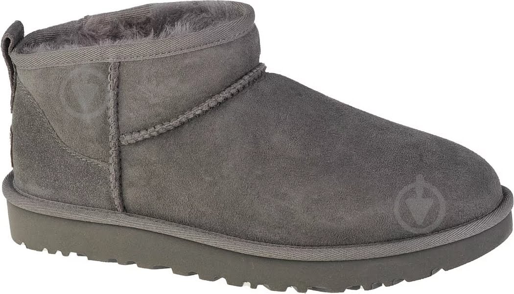 Ботинки UGG W CLASSIC ULTRA MINI 1116109-GREY р.40 серый - фото 1