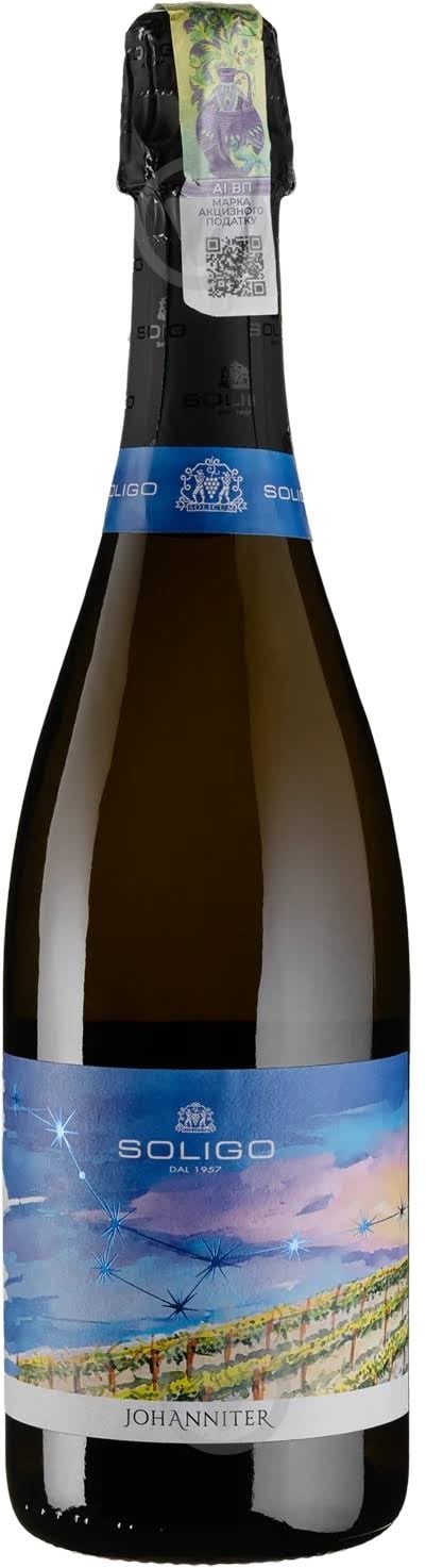 Вино игристое Soligo Johanniter brut 0,75 л - фото 1