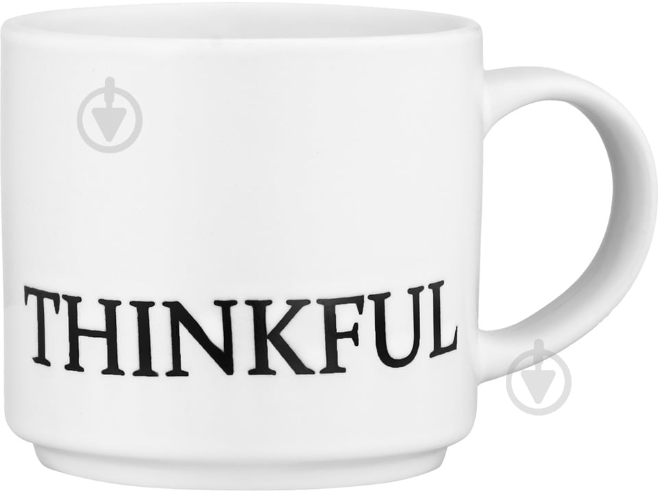 Чашка Ardesto Thinkful 420 мл белая AR3043W - фото 1 Чашка Ardesto Thinkful 420 мл белая AR3043W - фото 1