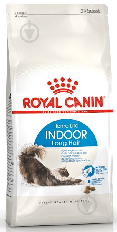 Корм сухой для кошек Royal Canin Indoor Longhair (R448366) 400 г - фото 1 Корм сухой для кошек Royal Canin Indoor Longhair (R448366) 400 г - фото 1