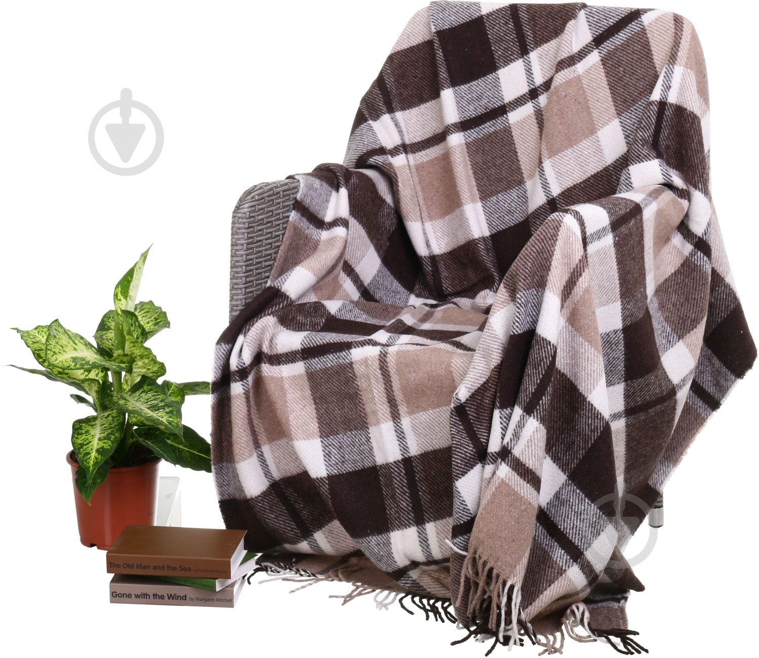 Плед Метро 170x210 см в ассортименте Vladi - фото 1