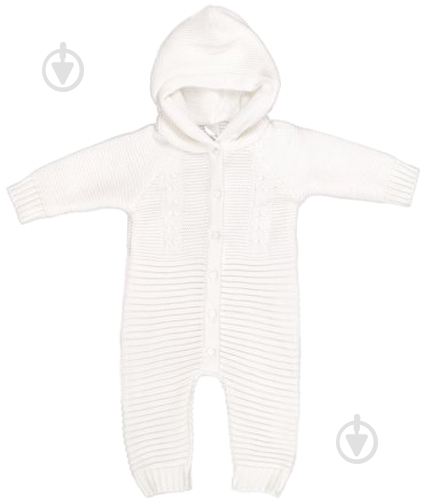 Комбинезон для девочки Mariknit р.68 белый 0706 - фото 1 Комбинезон для девочки Mariknit р.68 белый 0706 - фото 1