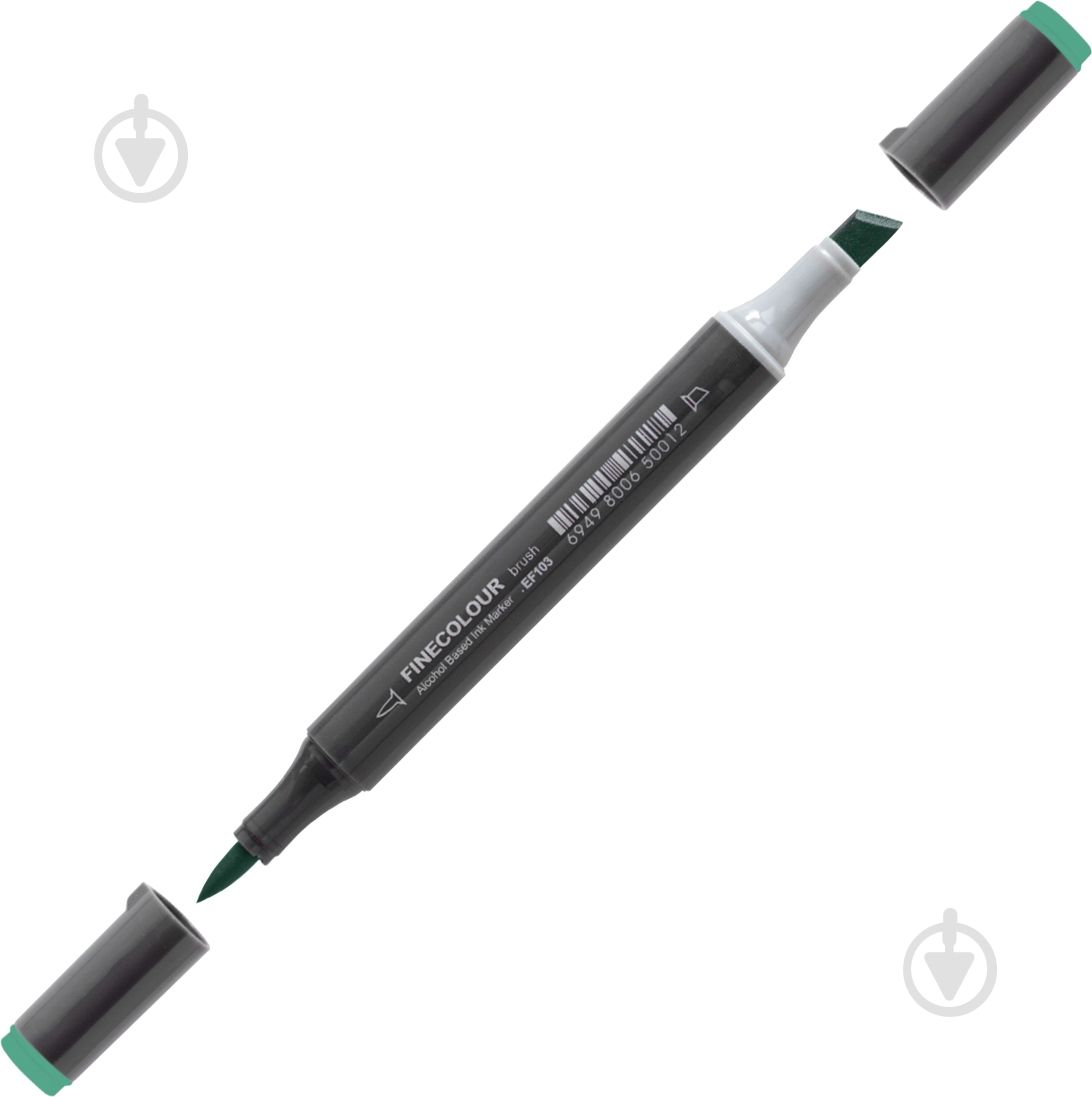 Маркер спиртовой FINECOLOUR Brush-mini EF103-52 виридийский - фото 1