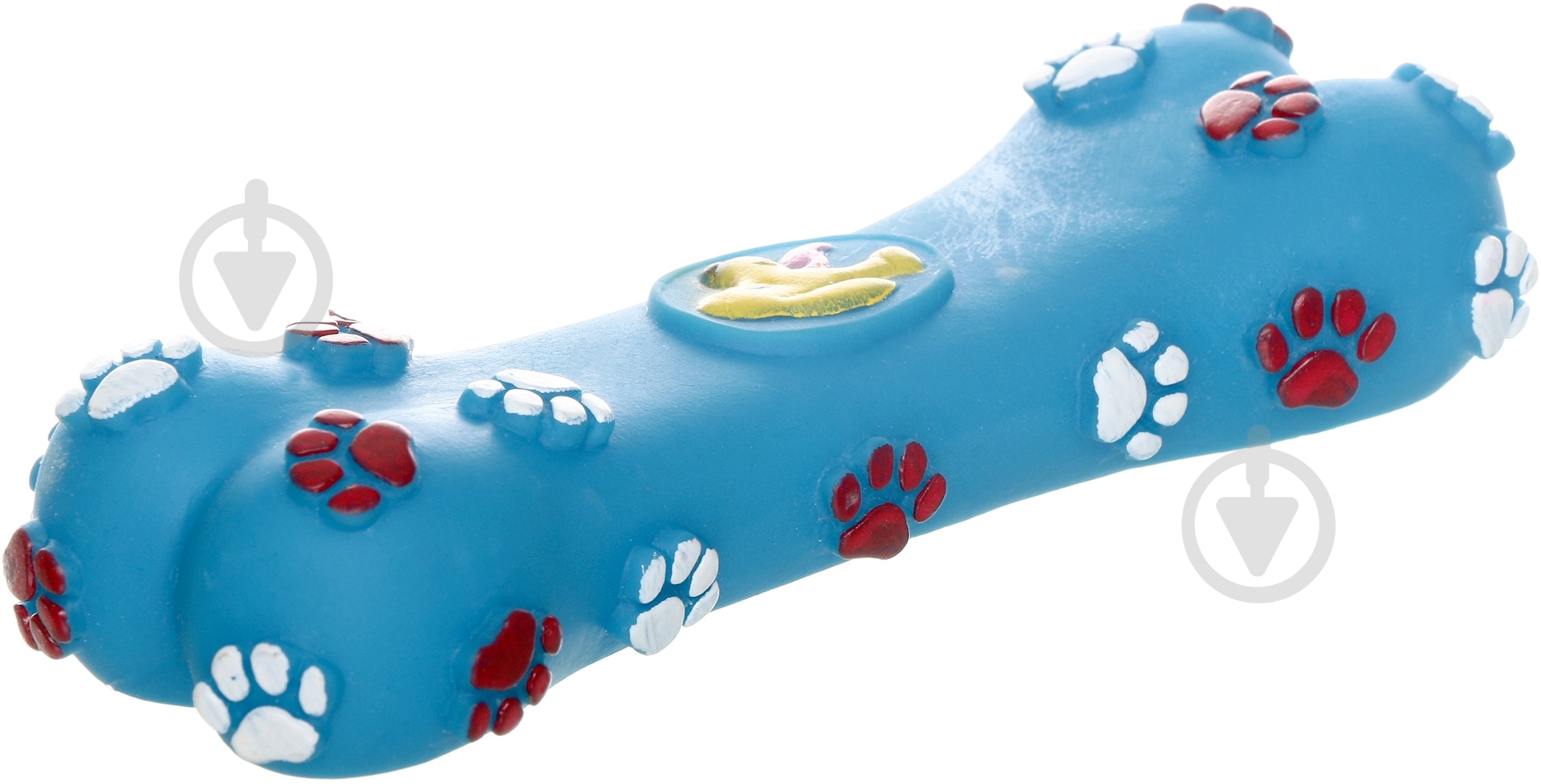 Игрушка для собак Lilli Pet Косточка Джекки винил со звуком 15 см 20-2044 - фото 1