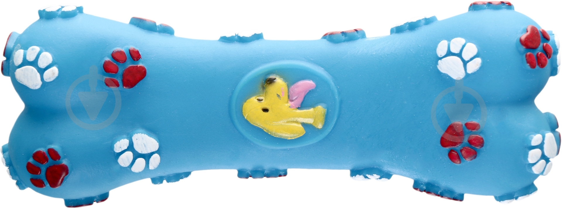 Игрушка для собак Lilli Pet Косточка Джекки винил со звуком 15 см 20-2044 - фото 2