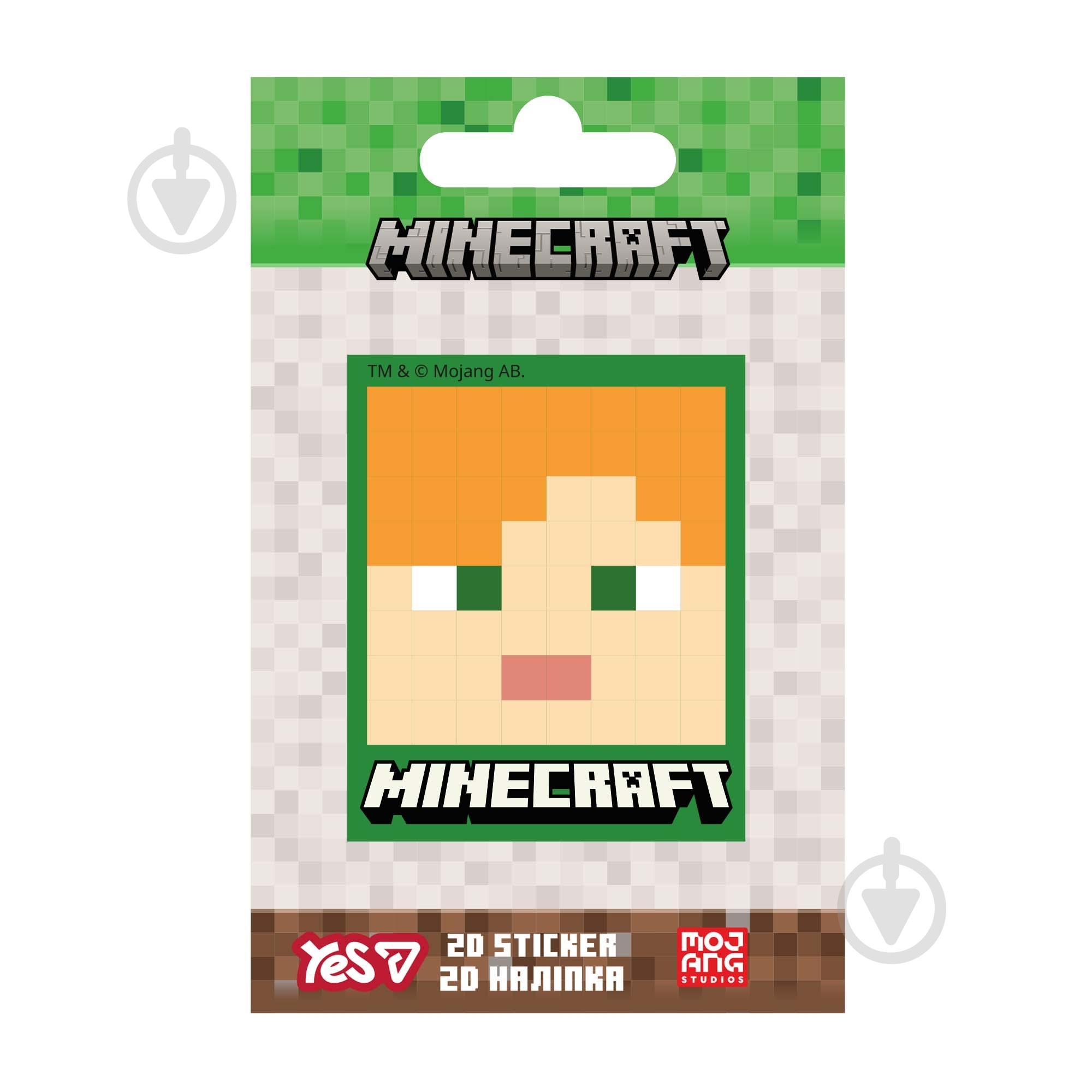 Наклейка YES 2D Minecraft Alex 708509 - фото 1