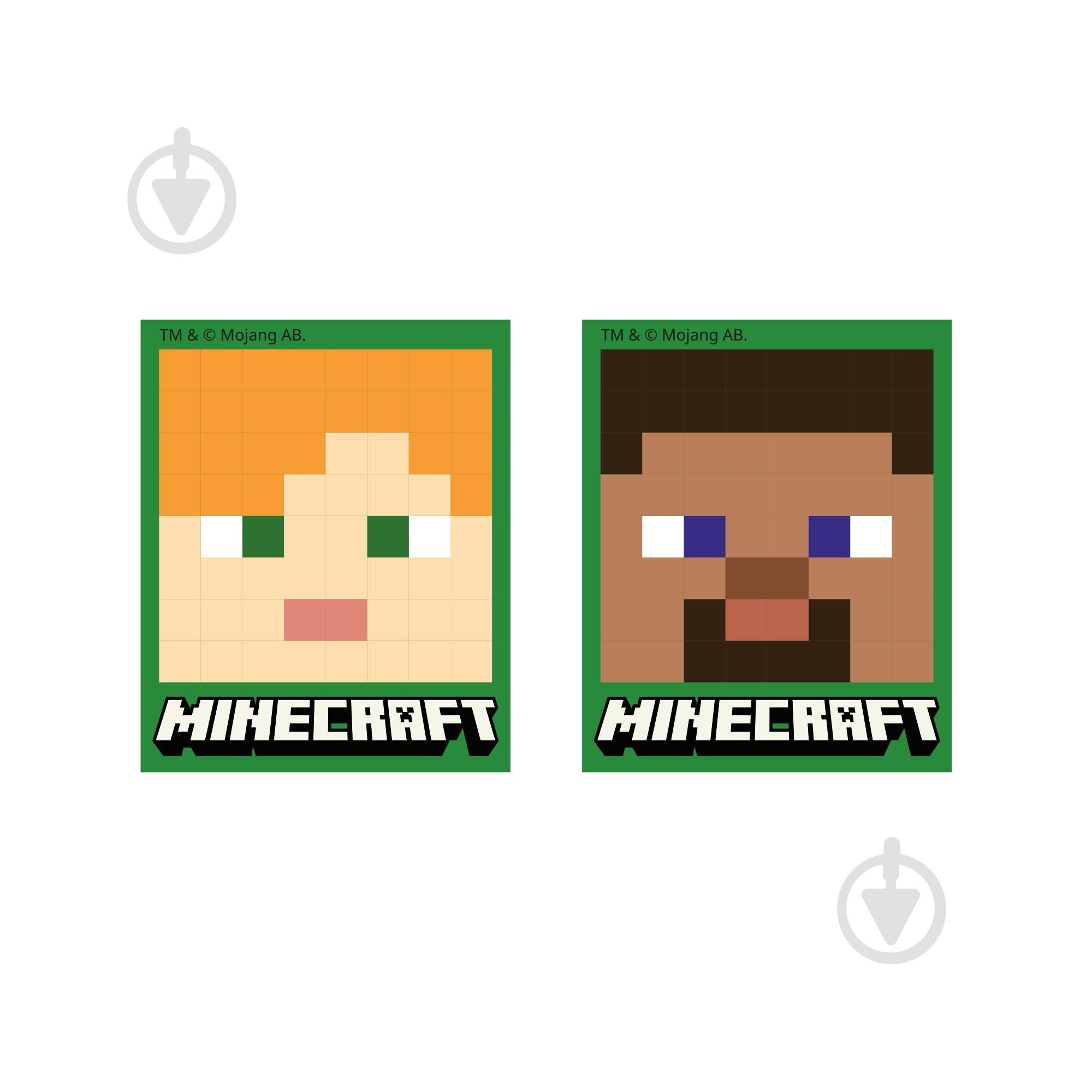 Наклейка YES 2D Minecraft Alex 708509 - фото 2