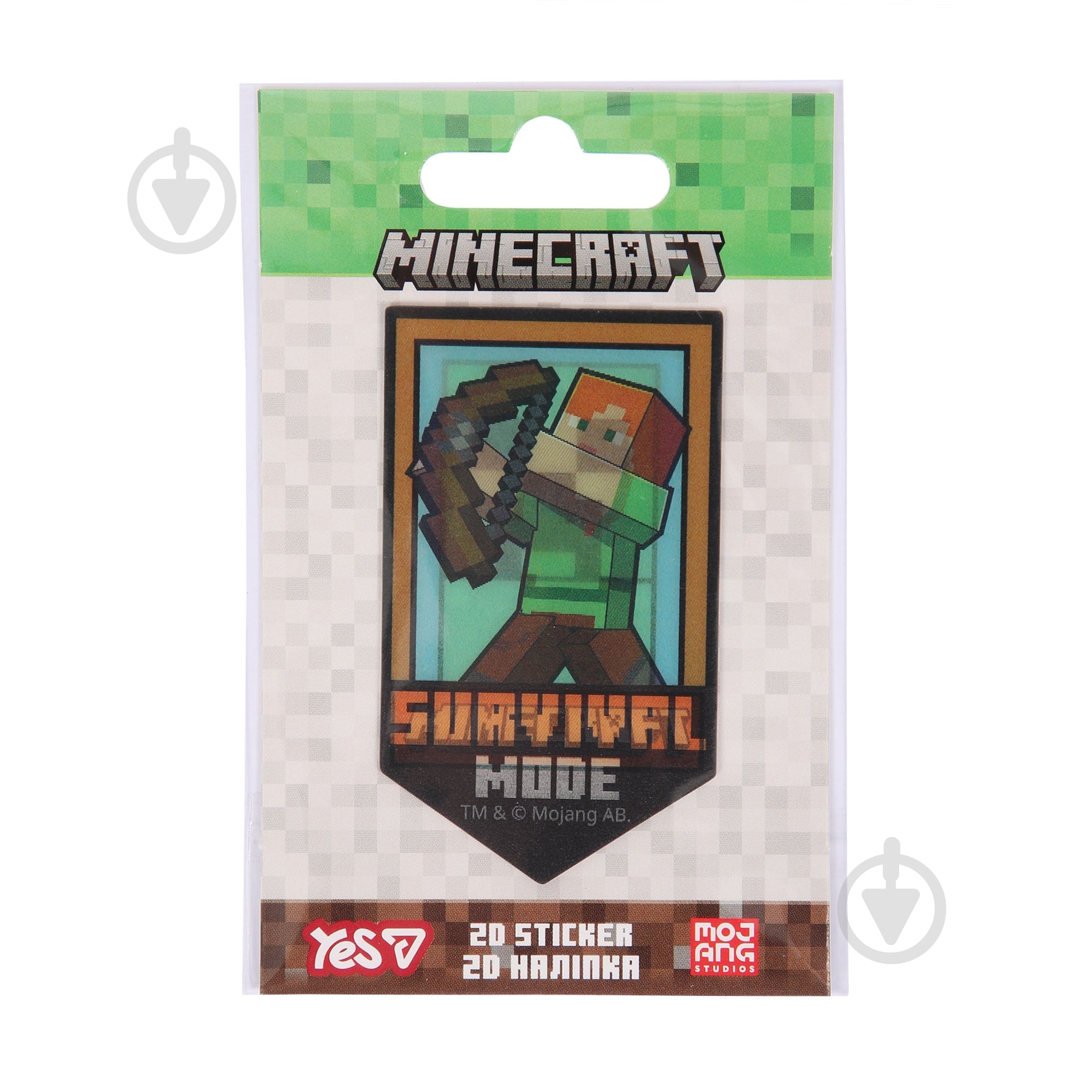 Наклейка YES 2D Minecraft Boom 708512 - фото 3