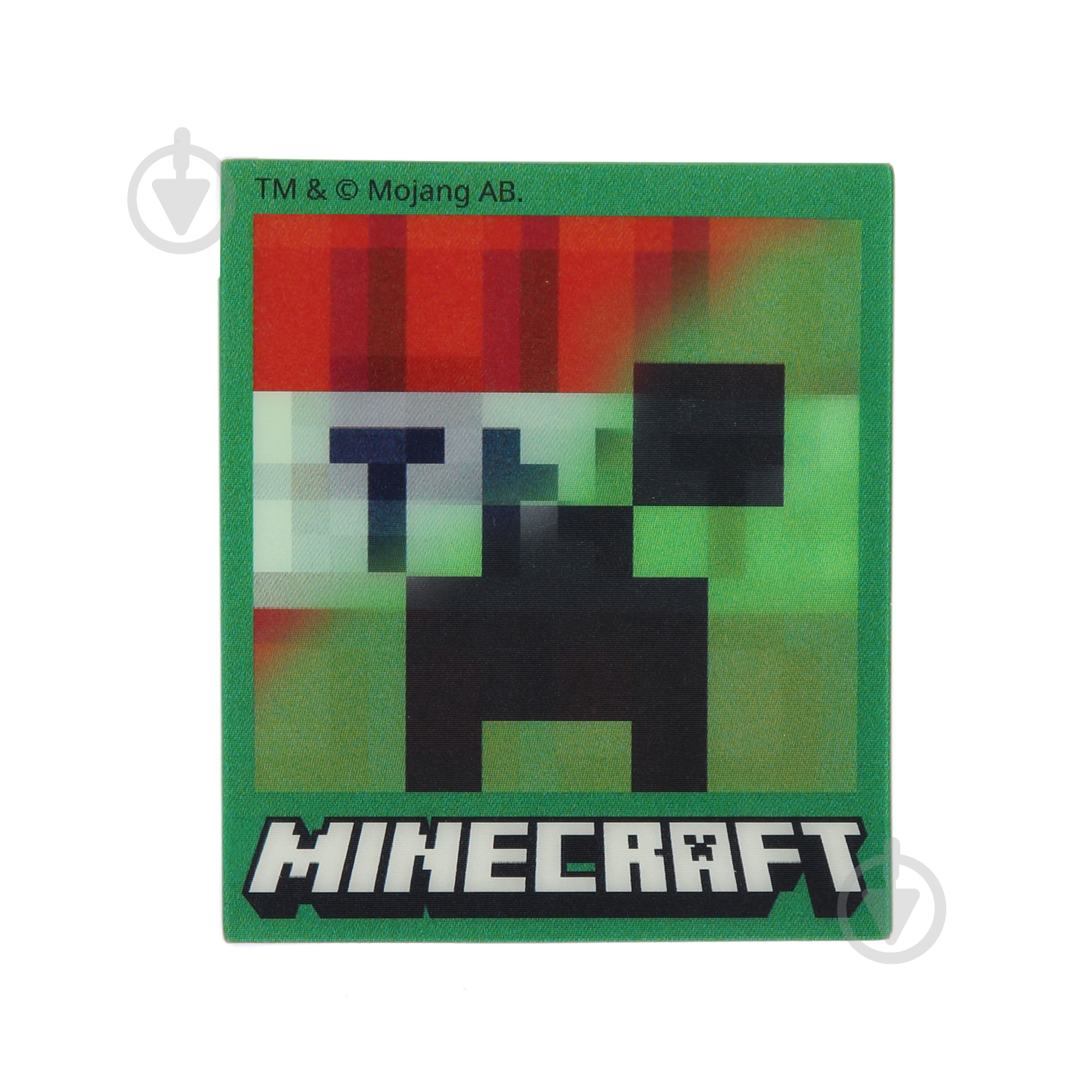 Наклейка YES 2D Minecraft Creeper 708510 - фото 5