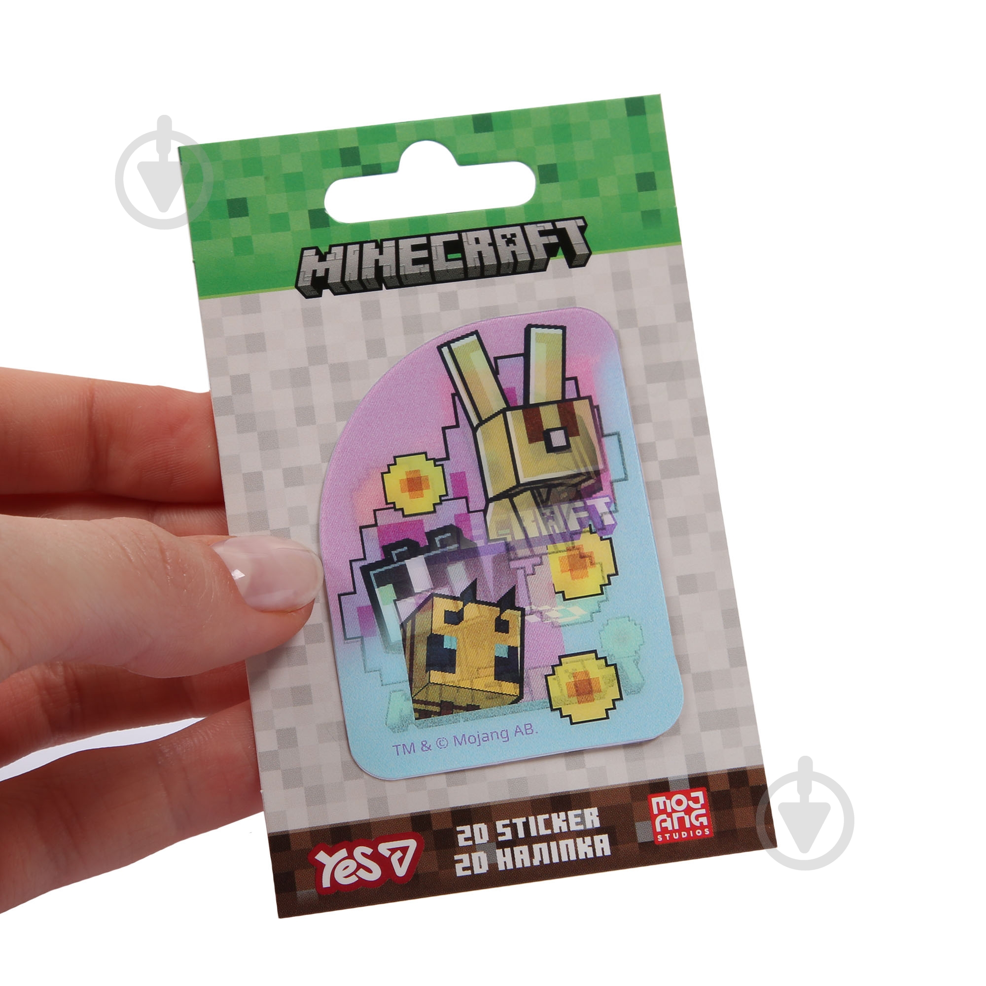 Наклейка YES 2D Minecraft Spring Animals 708514 - фото 3