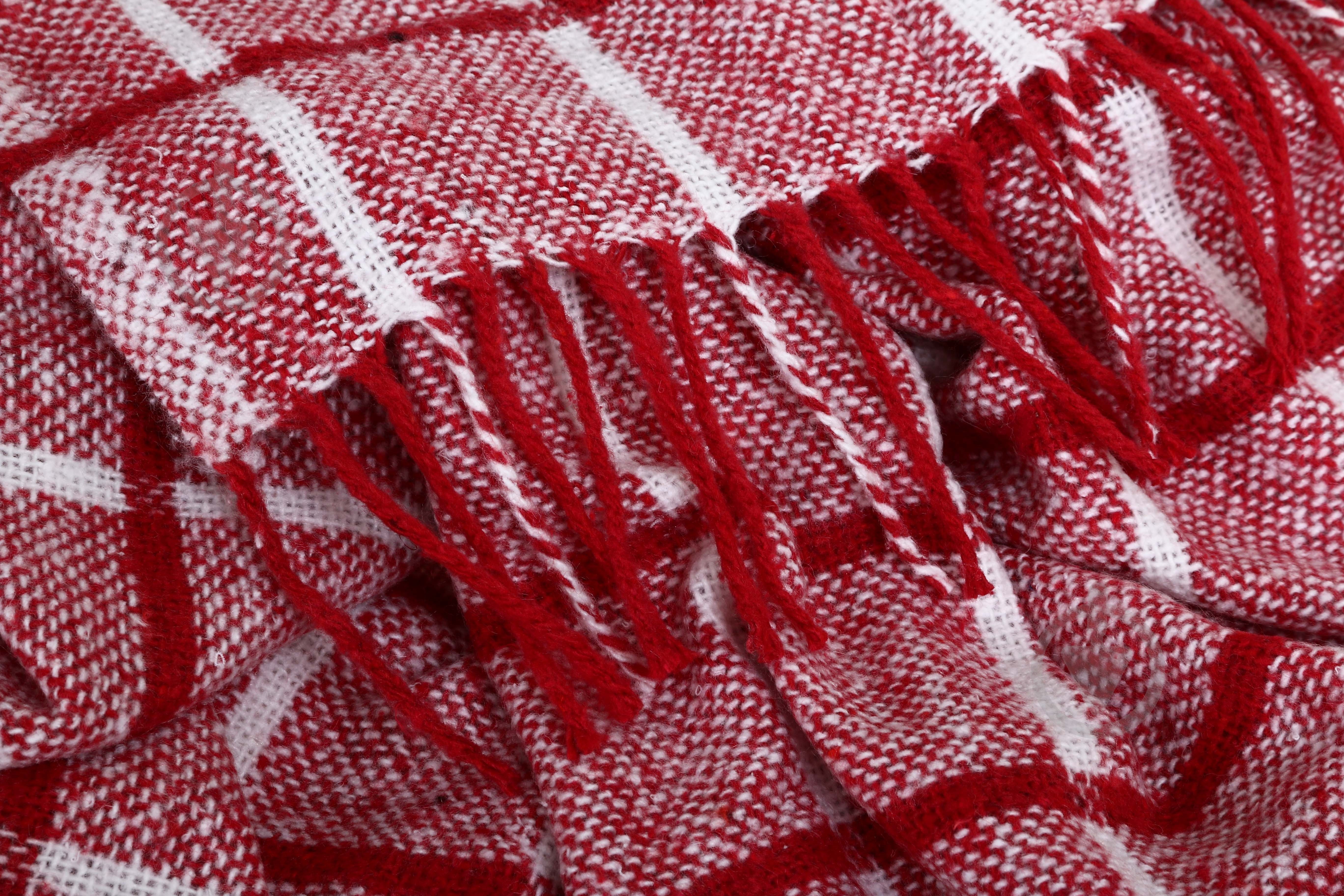 Плед 130x180 см красный Sensio - фото 2