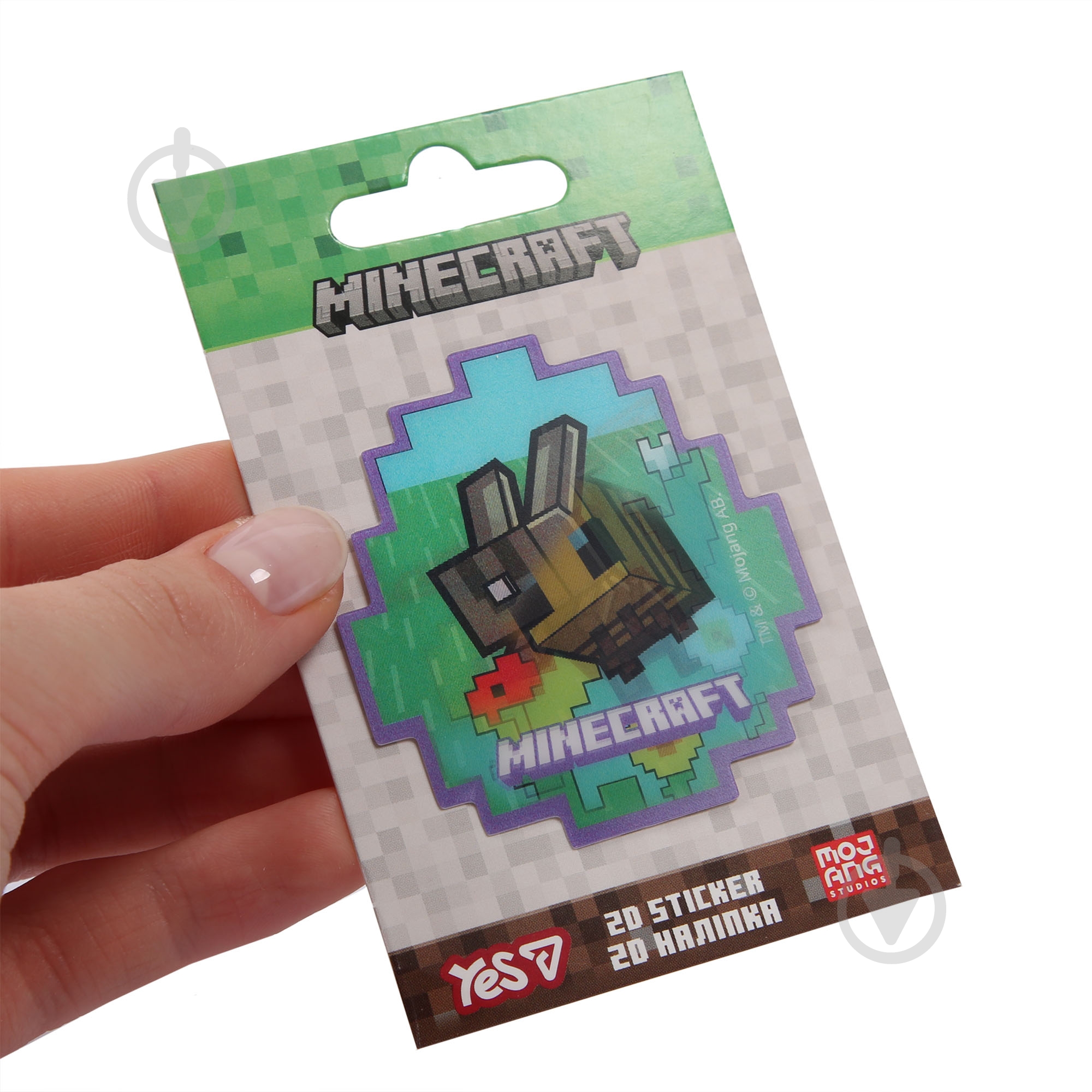 Наклейка YES 2D Minecraft Spring Rabbit 708515 - фото 3