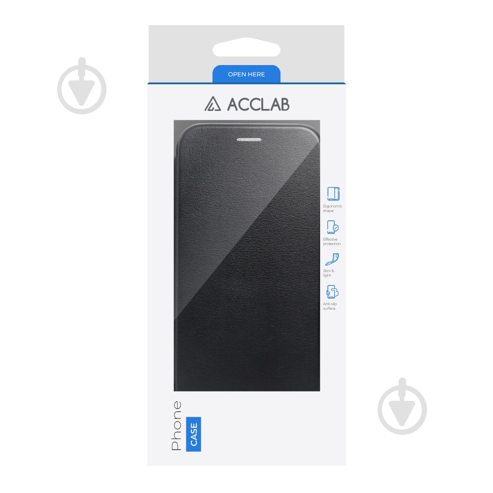 Чохол-книжка Acclab Elegance для Moto E40 чорний - фото 2