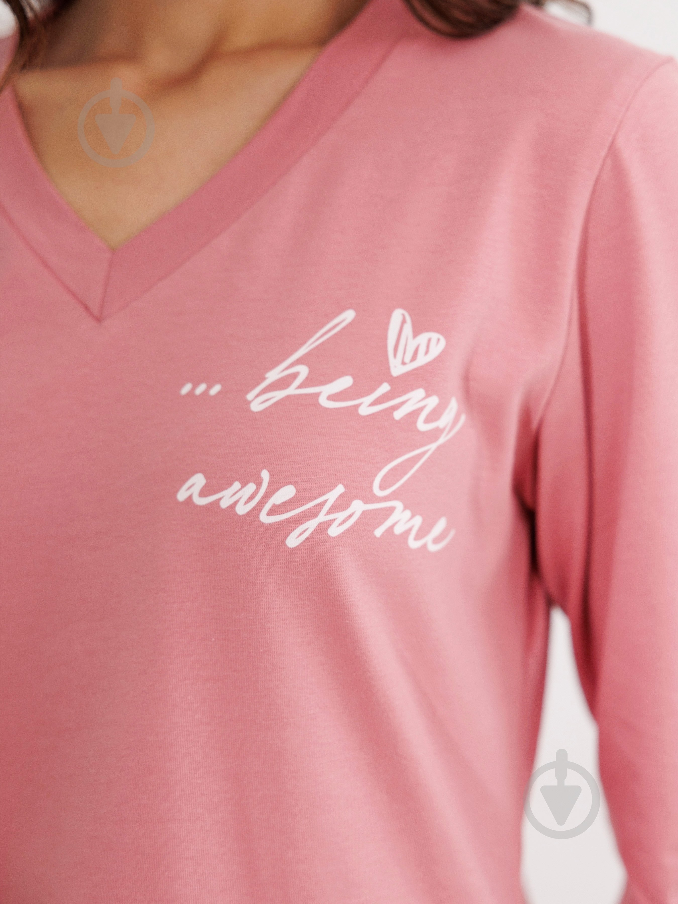 Лонгслив Roksana TAI DAI №1736/16209 р. 46 розовый с бежевым (№1736) - фото 3 Лонгслив Roksana TAI DAI №1736/16209 р. 46 розовый с бежевым (№1736) - фото 3