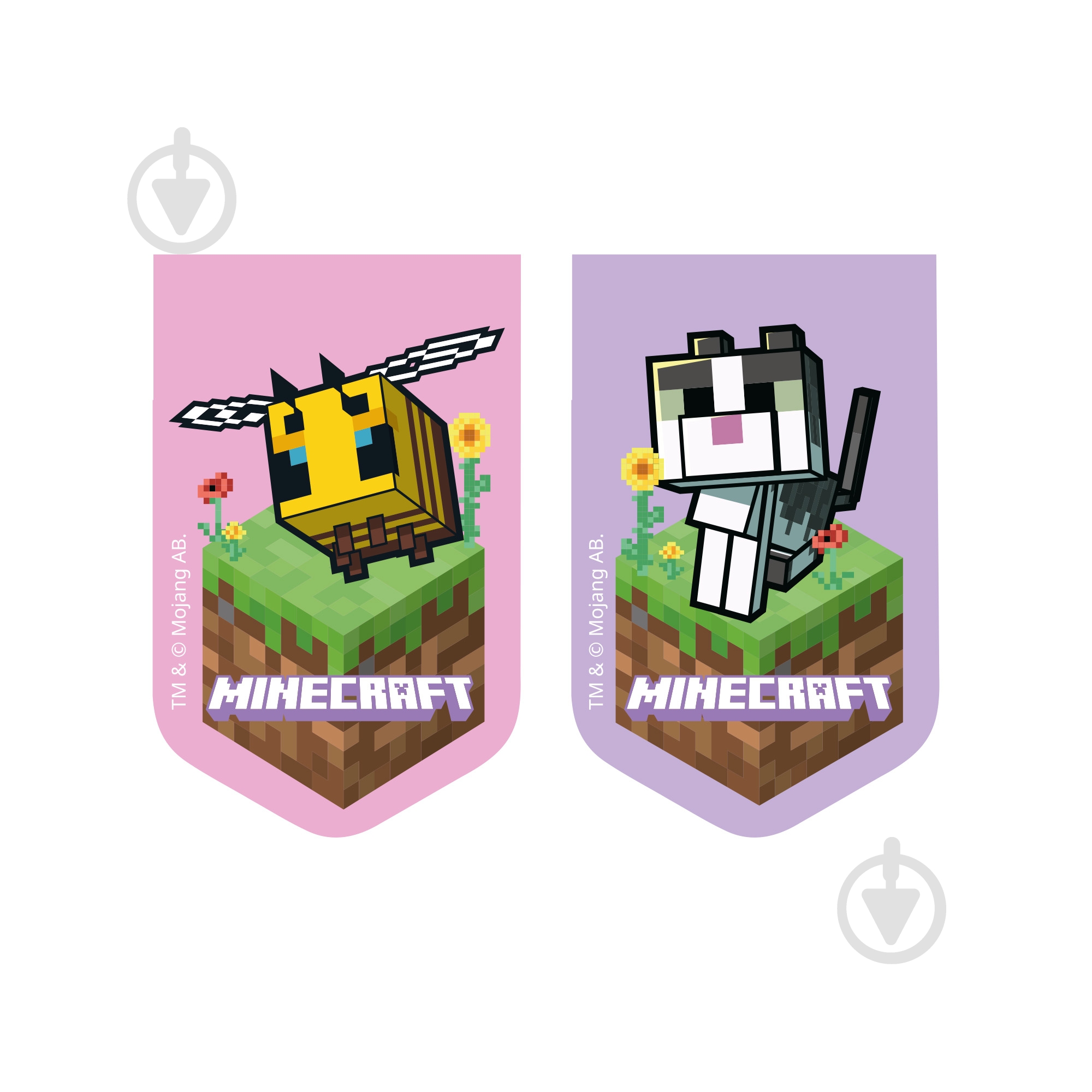 Наклейка YES 2D Minecraft Spring Bee 708513 - фото 2