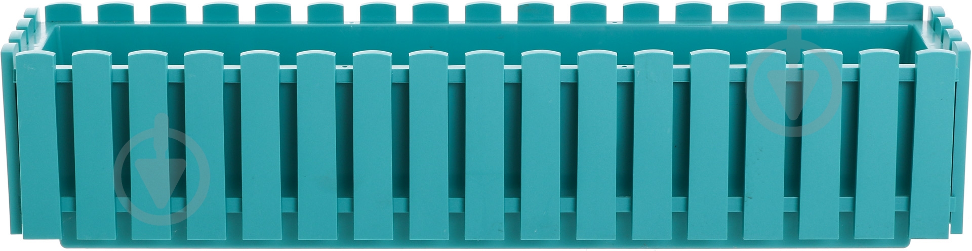 Ящик балконний Plastkon Fency прямокутний 10,5 л бірюзовий - фото 1