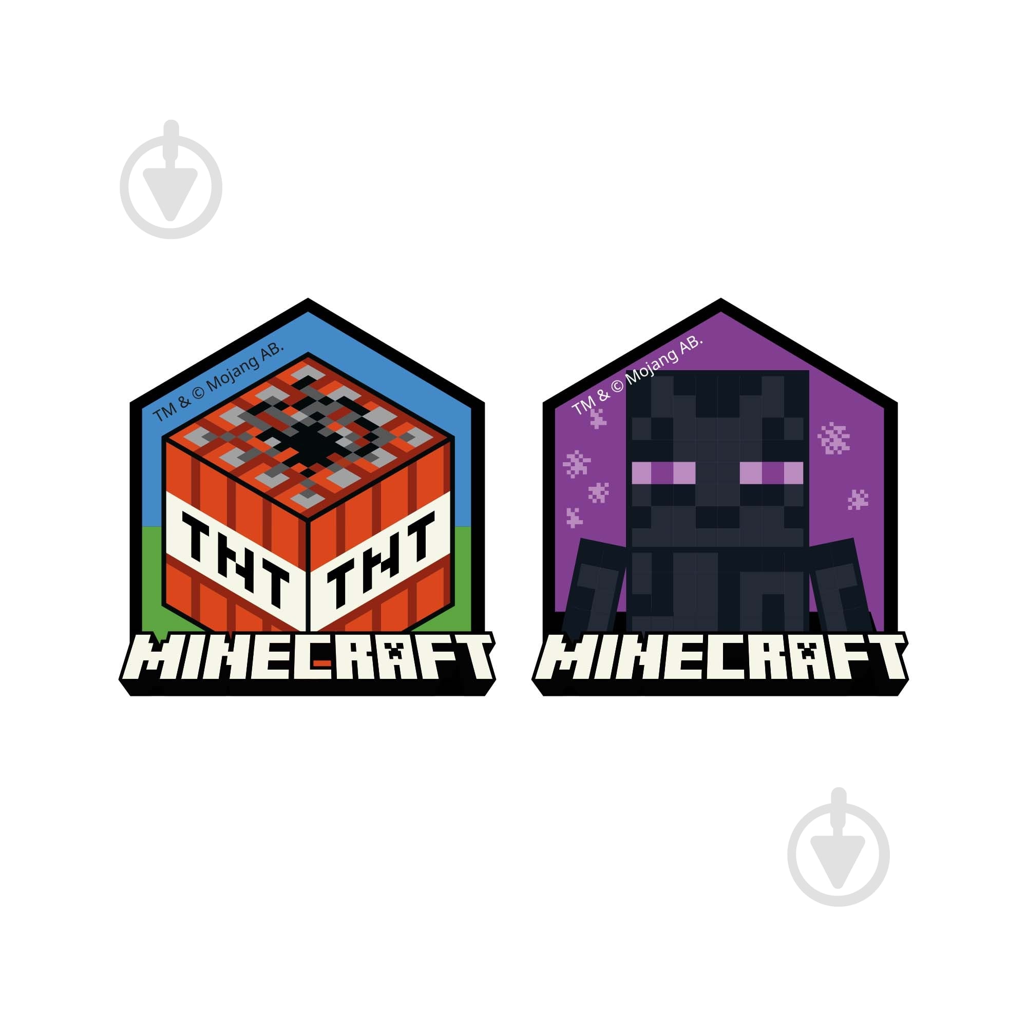 Наклейка YES 2D Minecraft TNT 708508 - фото 2