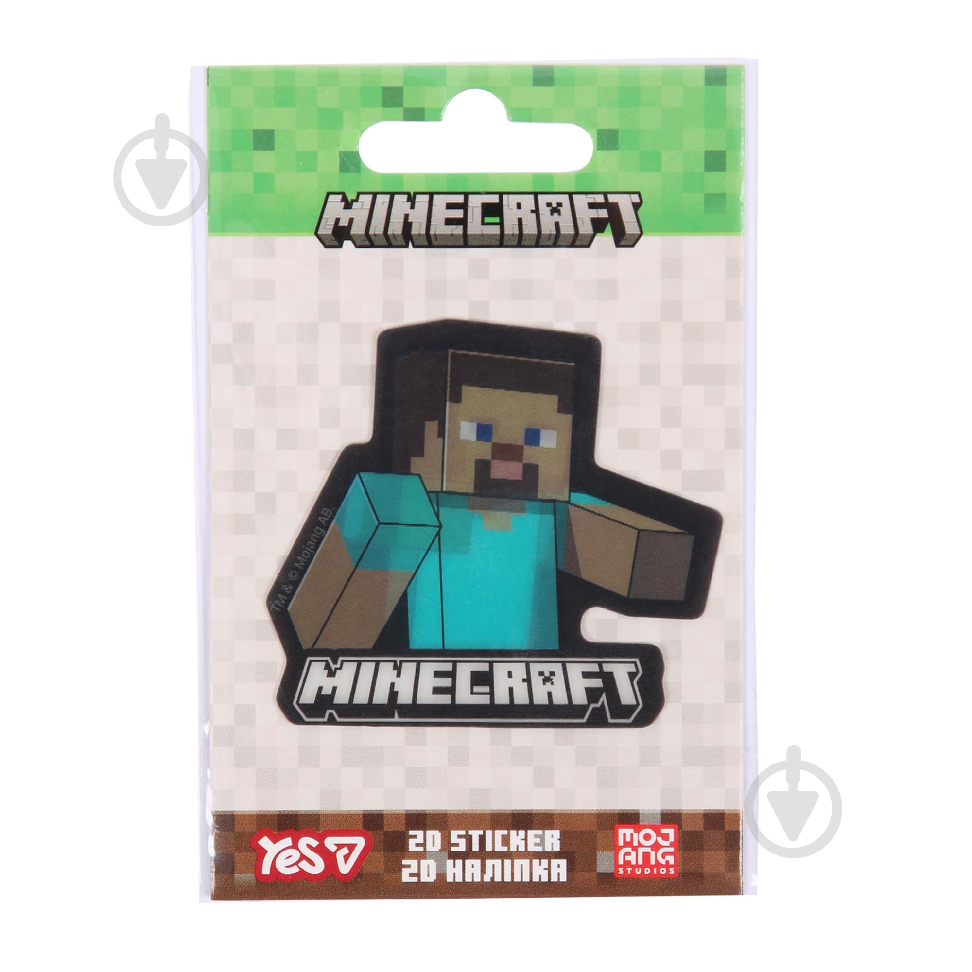 Наклейка YES 2D Minecraft Zombie 708597 - фото 3
