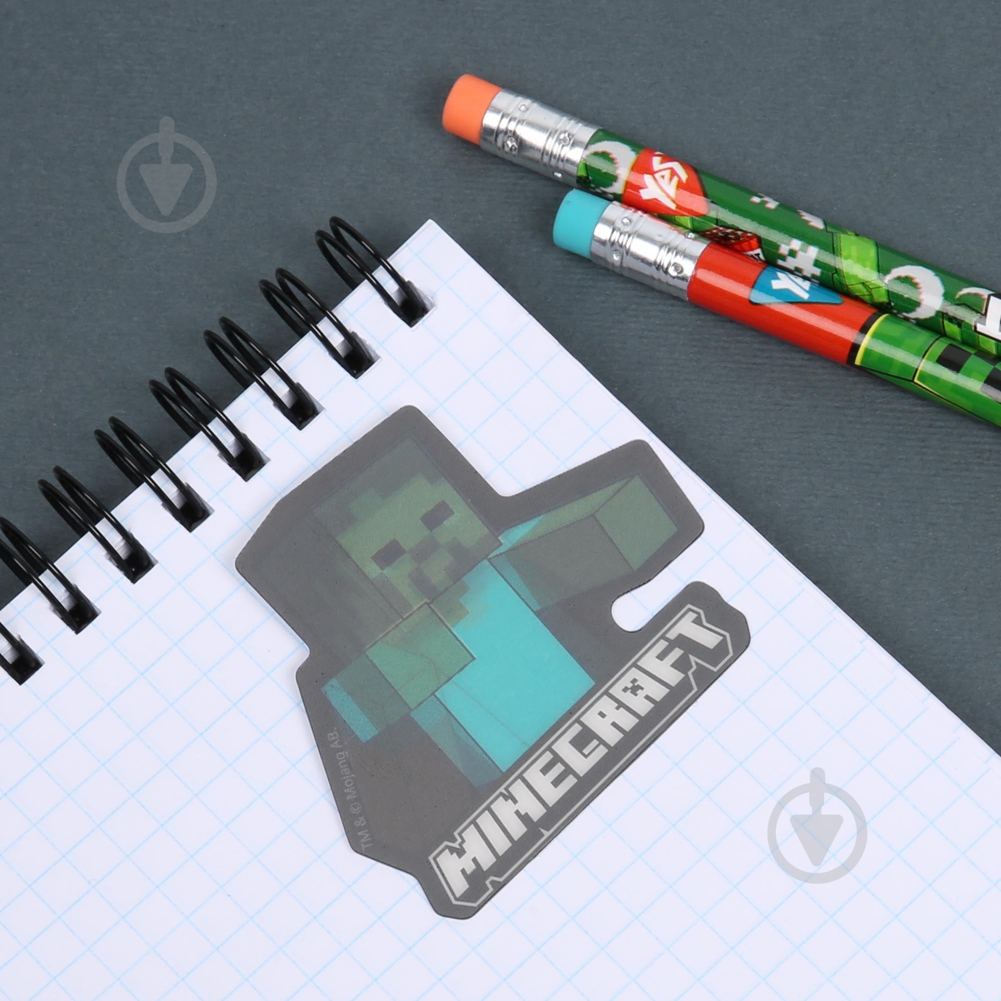 Наклейка YES 2D Minecraft Zombie 708597 - фото 6