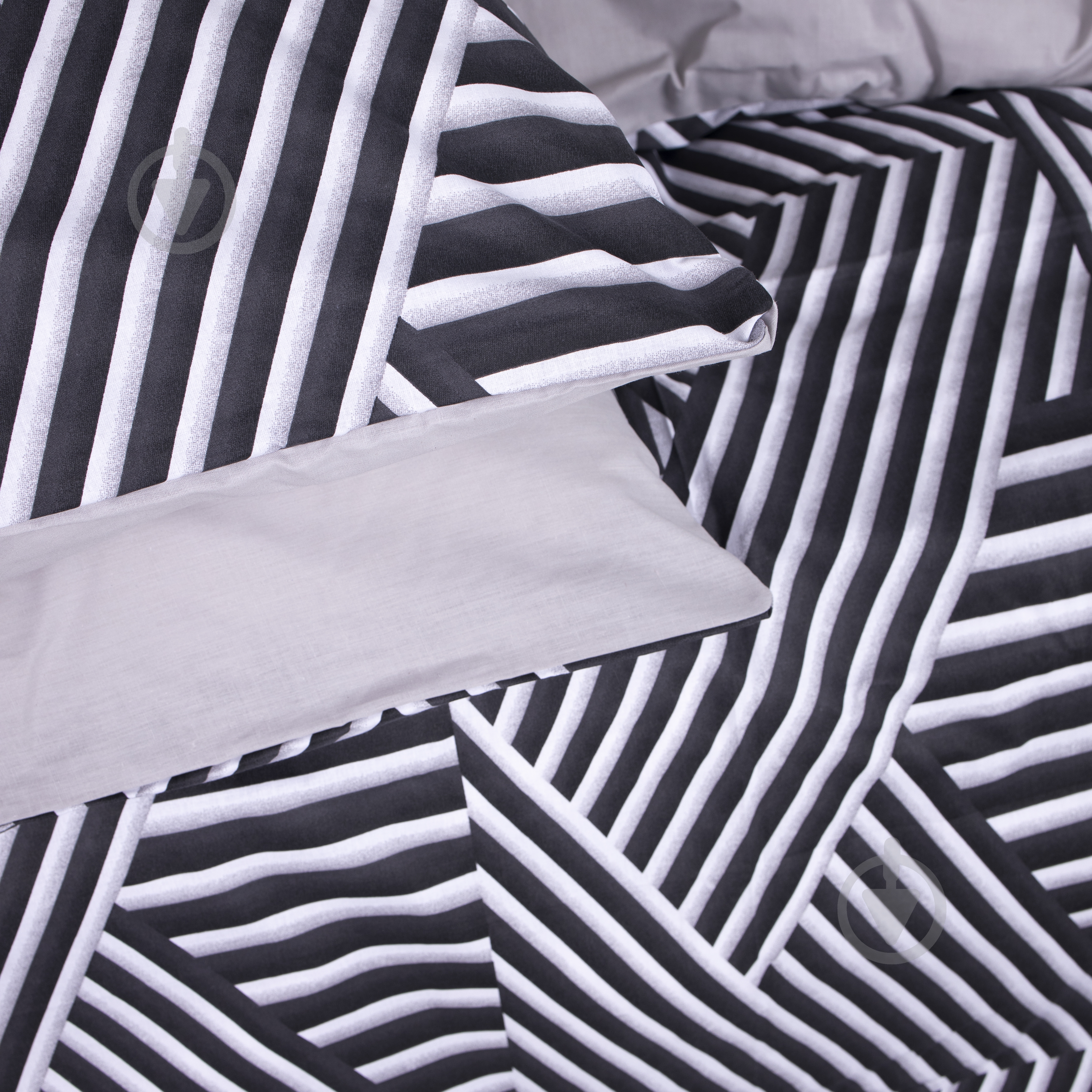 Комплект постельного белья Ranforce Elite 17-0629 Diamond Black White 2х160х220 см черный/белый MirSon - фото 5 Комплект постельного белья Ranforce Elite 17-0629 Diamond Black White 2х160х220 см черный/белый MirSon - фото 5