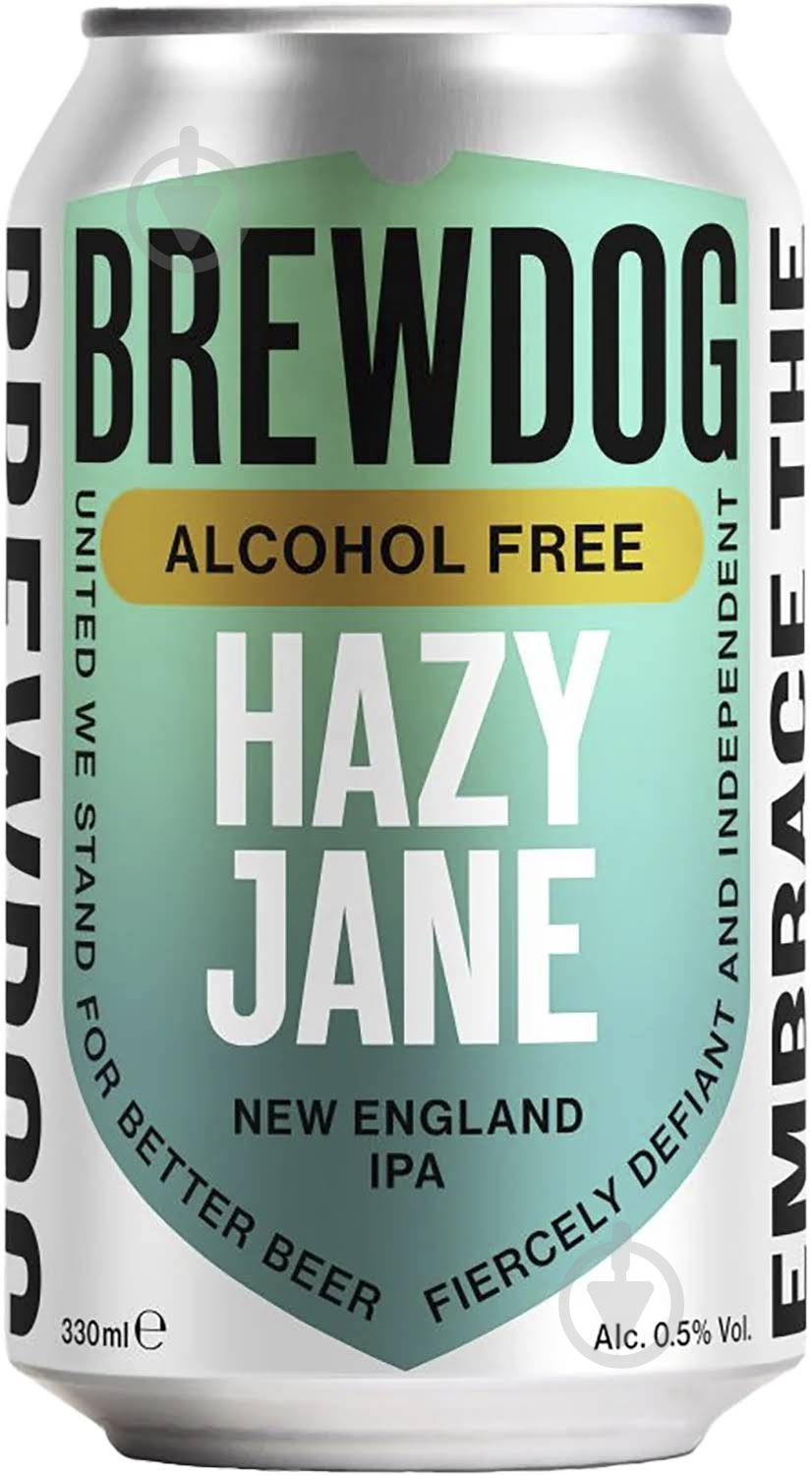 Пиво BrewDog Hazy AF б/а 0,33 л - фото 1