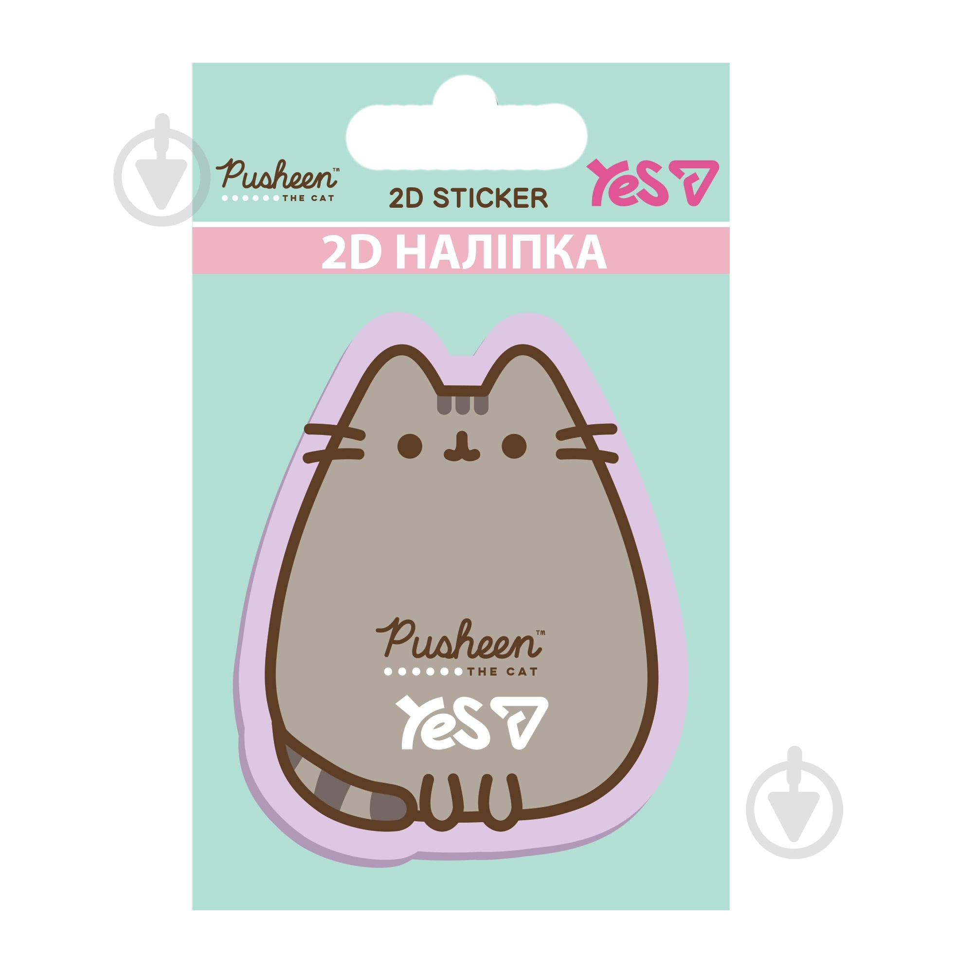 Наклейка YES 2D Pusheen 708518 - фото 1
