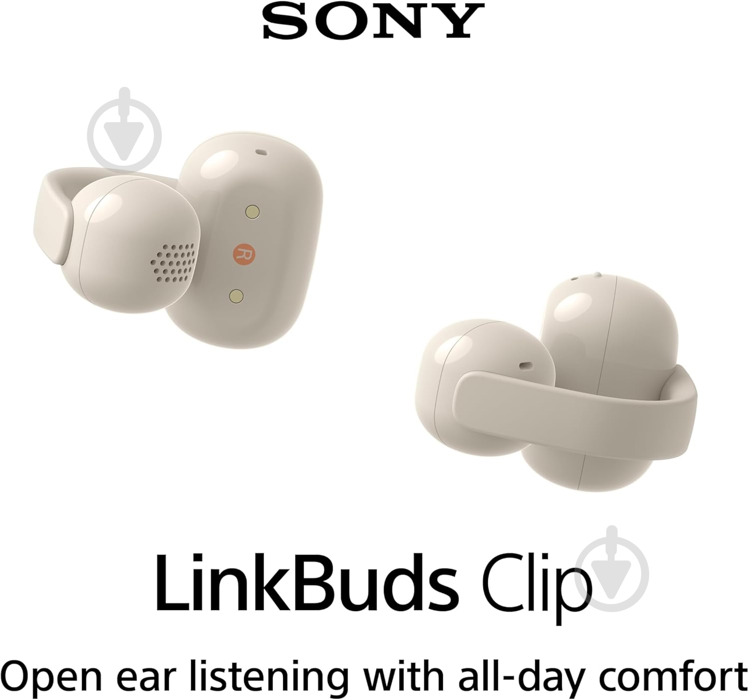 Наушники Sony LinkBuds Clip beige (WFLC900C.E) - фото 2