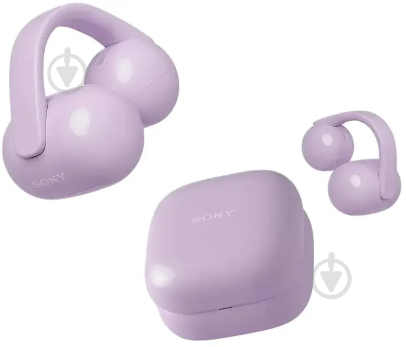 Наушники Sony LinkBuds Clip violet (WFLC900V.E) - фото 2
