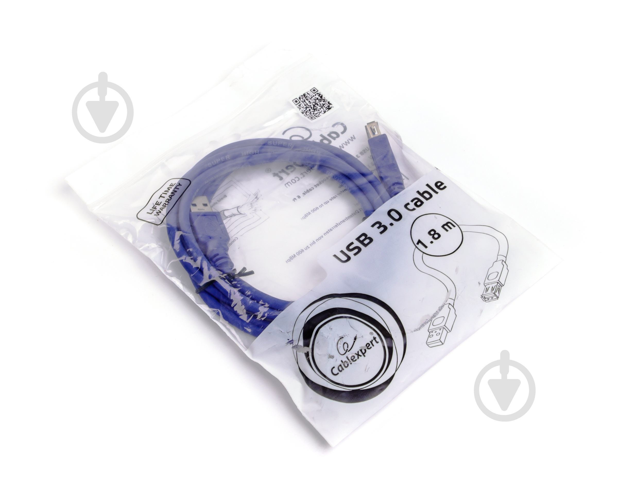 Кабель Cablexpert 1,8 м синий (CCP-USB3-AMAF-6) USB3.0 - фото 4