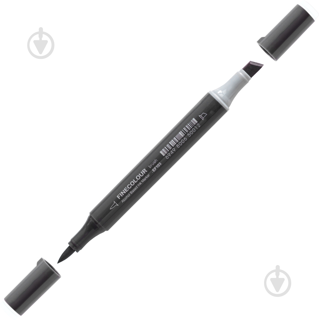 Маркер спиртовой FINECOLOUR Brush-mini EF103-78 бледно-зеленый - фото 1 Маркер спиртовой FINECOLOUR Brush-mini EF103-78 бледно-зеленый - фото 1