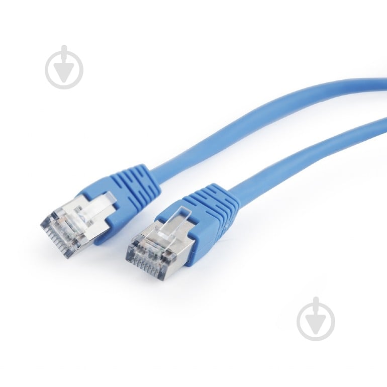 Патч-корд Cablexpert 0,5 м синий (PP22-0.5M/B) FTP, литой - фото 2 Патч-корд Cablexpert 0,5 м синий (PP22-0.5M/B) FTP, литой - фото 2