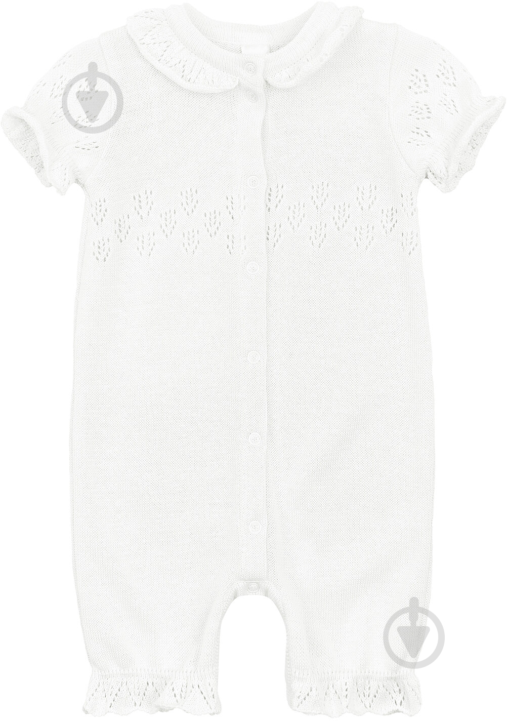 Комбинезон для девочки Mariknit р.74 белый 1289 - фото 1