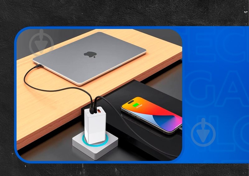 Сетевое зарядное устройство Gelius Nimble GaN 100W GP-HC061 Белый - фото 11 Сетевое зарядное устройство Gelius Nimble GaN 100W GP-HC061 Белый - фото 11