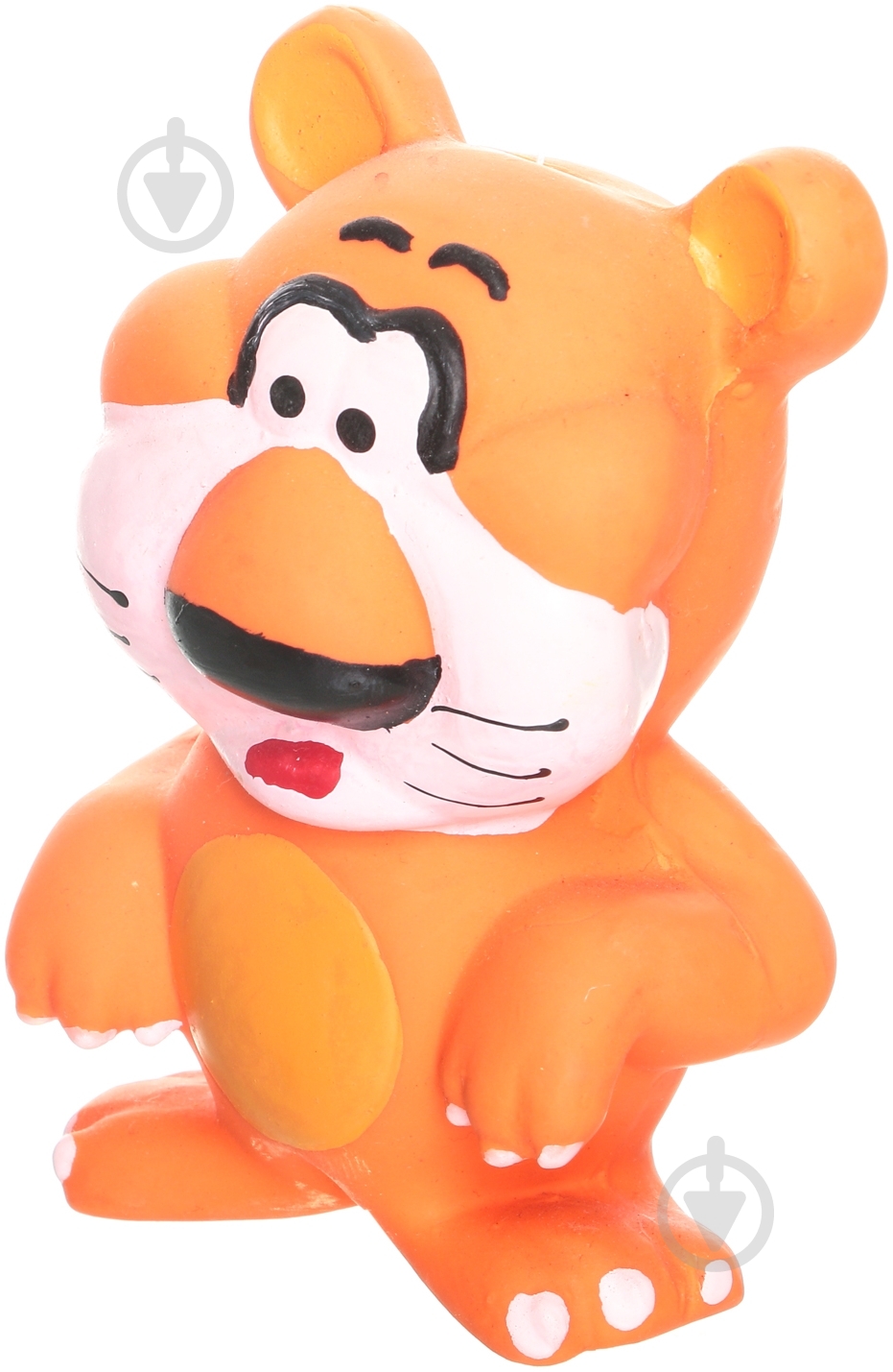 Игрушка для собак Lilli Pet Веселый тигр латекс со звуком 11 см - фото 1