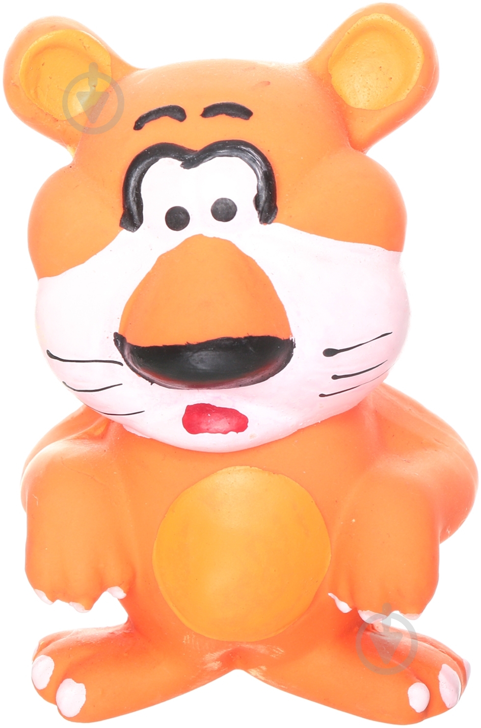 Игрушка для собак Lilli Pet Веселый тигр латекс со звуком 11 см - фото 2