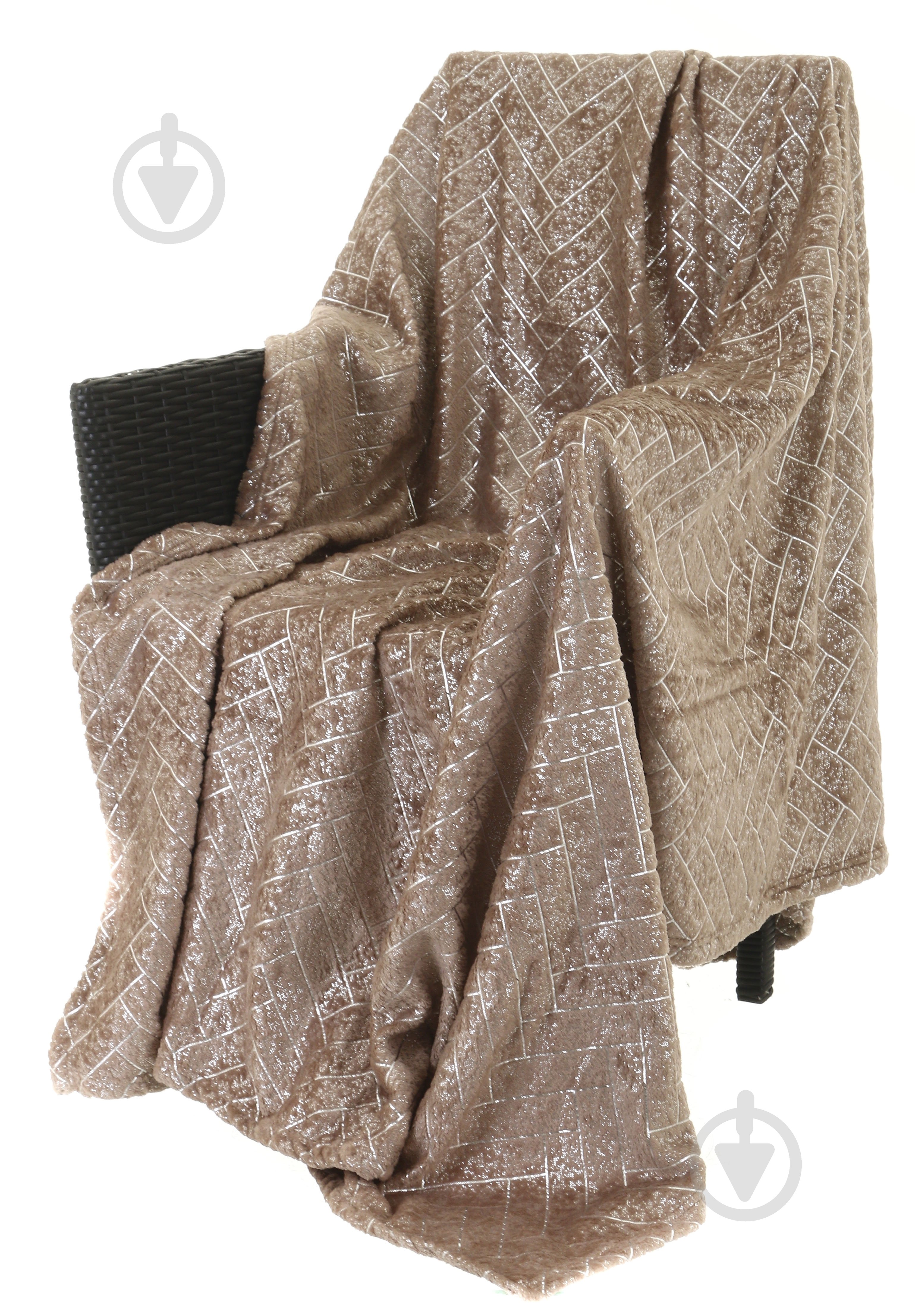 Плед Phoenix 160x200 см коричневый La Nuit - фото 1