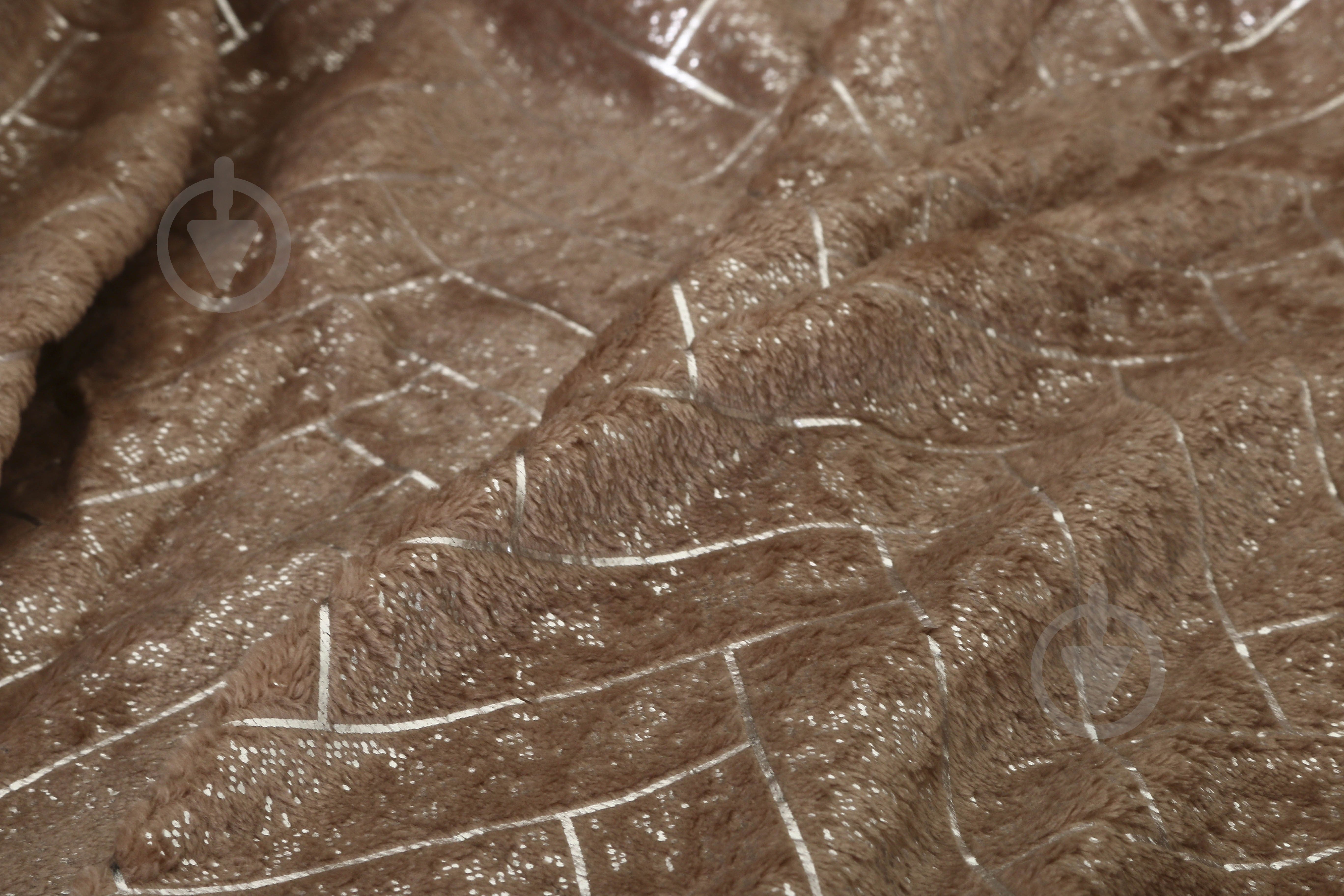 Плед Phoenix 160x200 см коричневый La Nuit - фото 2