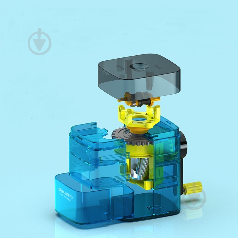 Точилка 71163 синяя Deli - фото 2