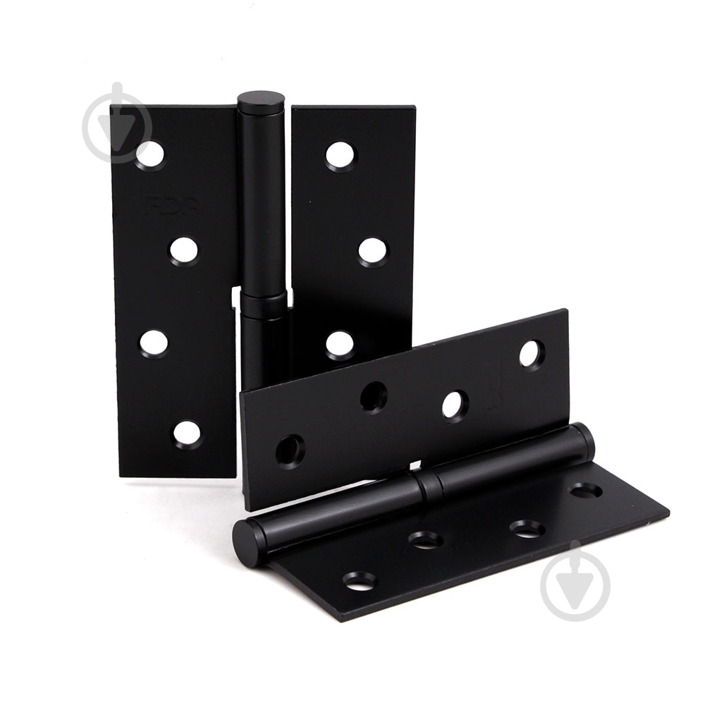 Петля RDA 64653 врізна 100x31x2,5 мм матовий чорний ліва 2 шт. - фото 2 Петля RDA 64653 врізна 100x31x2,5 мм матовий чорний ліва 2 шт. - фото 2